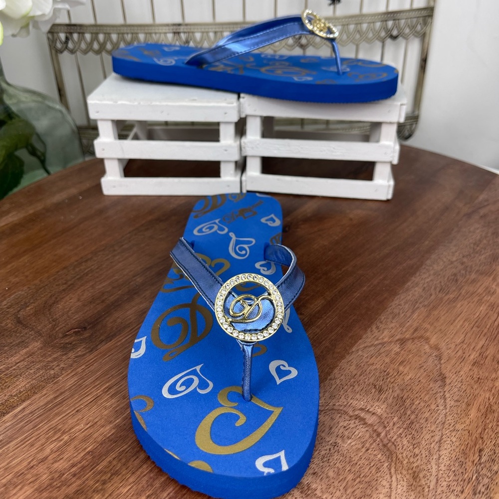 Delicious My Love Womens Slide Thong Sandals Size 8.
